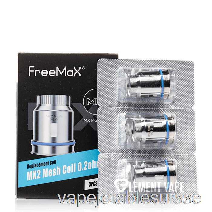 Vape Suisse Freemax Mx Bobines De Remplacement Bobines De Maille 0.2ohm Mx2